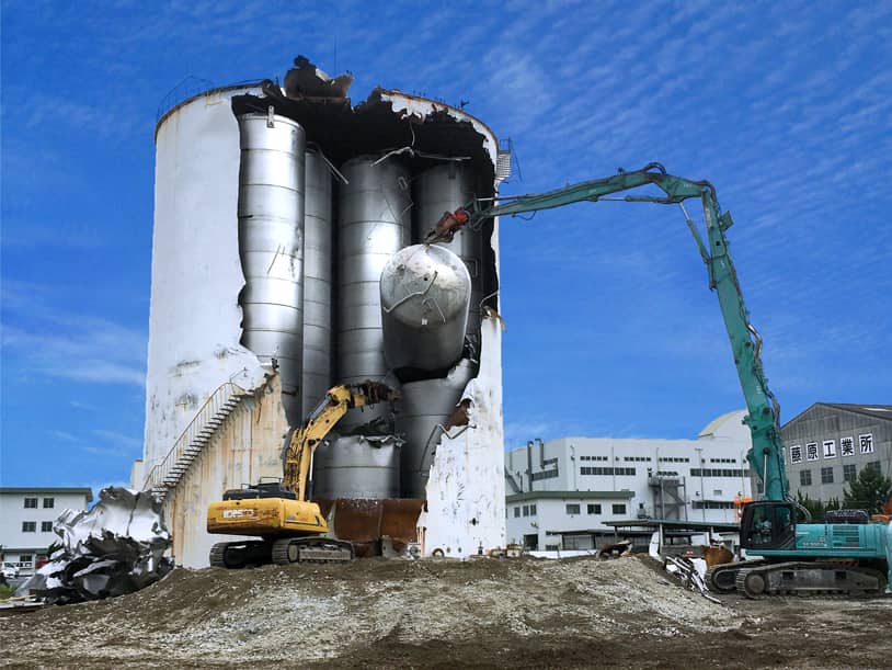 兵庫県のプラント解体施工事例1