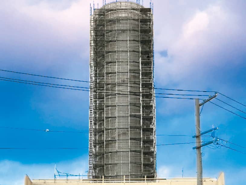 大阪府の貯水棟解体施工事例1