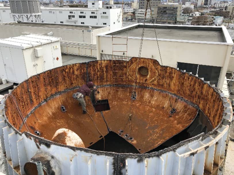 大阪府の貯水棟解体施工事例4