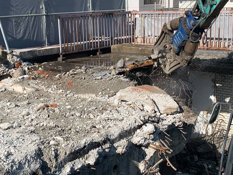 兵庫県の階上解体施工事例2